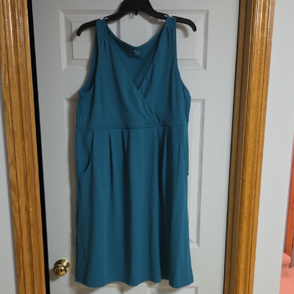 Eddie Bauer Teal Midi Dress
